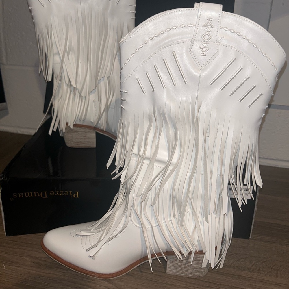 Pierre Dumas Fringe Boots